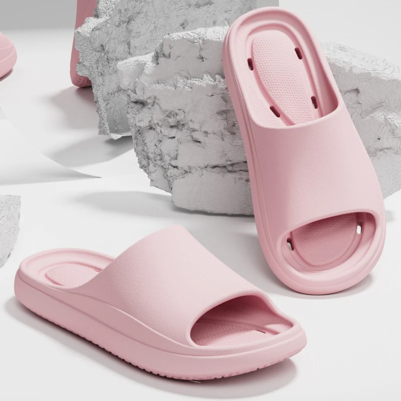 

Домашние тапочки для ванной комнаты с защитой от протечек, женские, удобные, из ЭВА, с мягкой подошвой, Cloud Slides, женские, летние, 2026, для улицы и пляжа