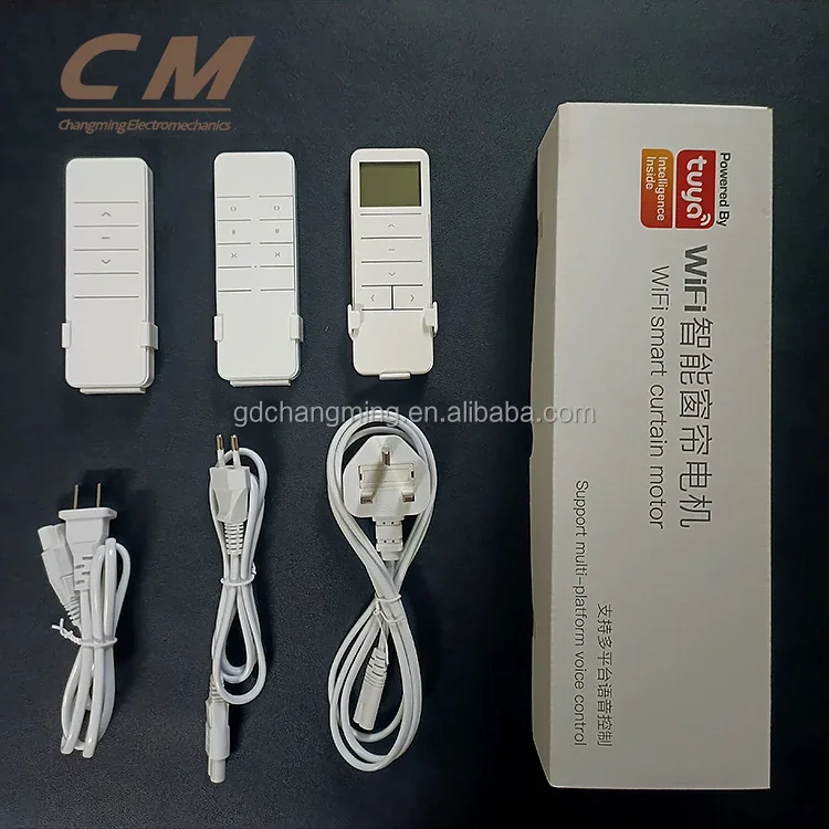 CM Brand Curtain Motor With RS485/RF433/Wifi/Zigbee/Remote Control Electric Curtain Smart Home Automatic Curtain Opener