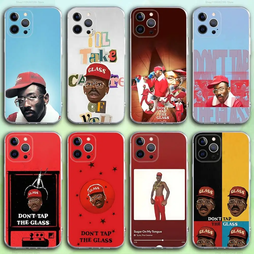 

DONT TAP THE GLASS T-Tyler Phone Case For iPhone 16,15,14,13,12,11 Pro,Max,Plus,X,XS,XR,SE4,E Mini Transparent Soft Cover