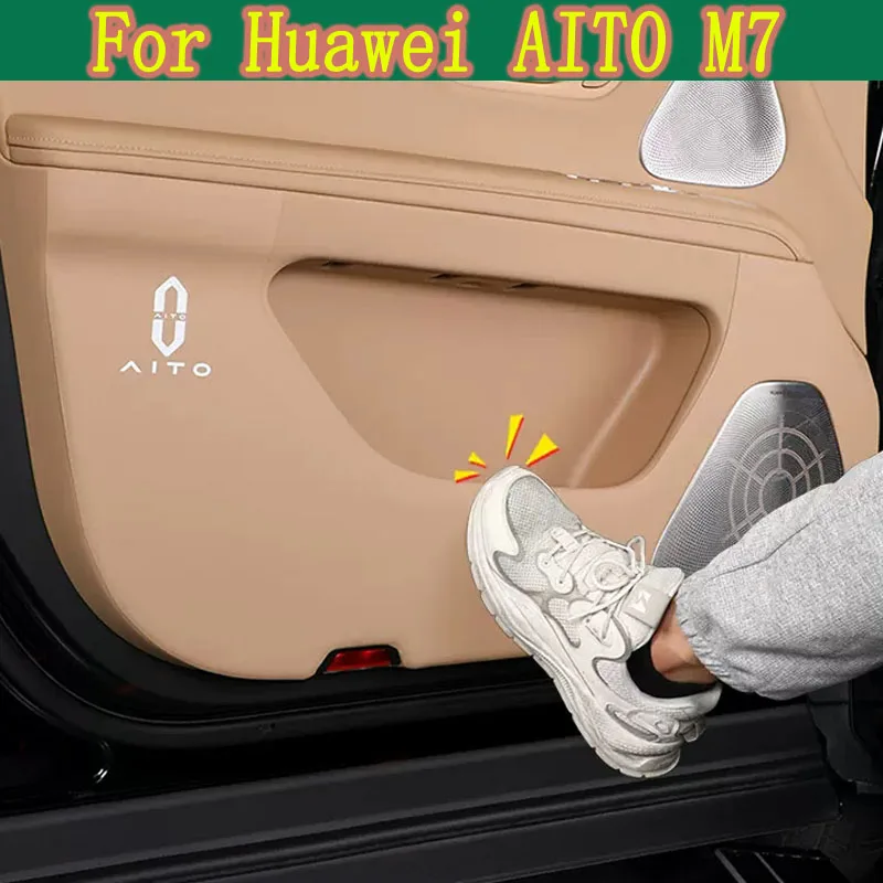 

For AITO WENJIE M7 2023 2024 Door Anti Kick Pad Protective Pad Car Protective Film Sticker Accessories