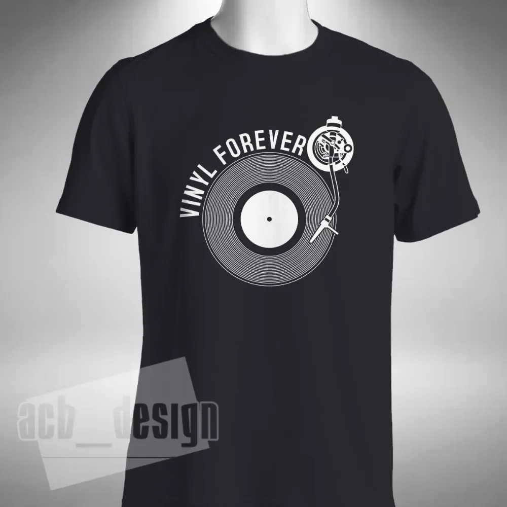 Camiseta de vinilo Forever para hombre, camiseta de moda para hombre, estilo old school, Raver, 80S, nueva moda para hombre