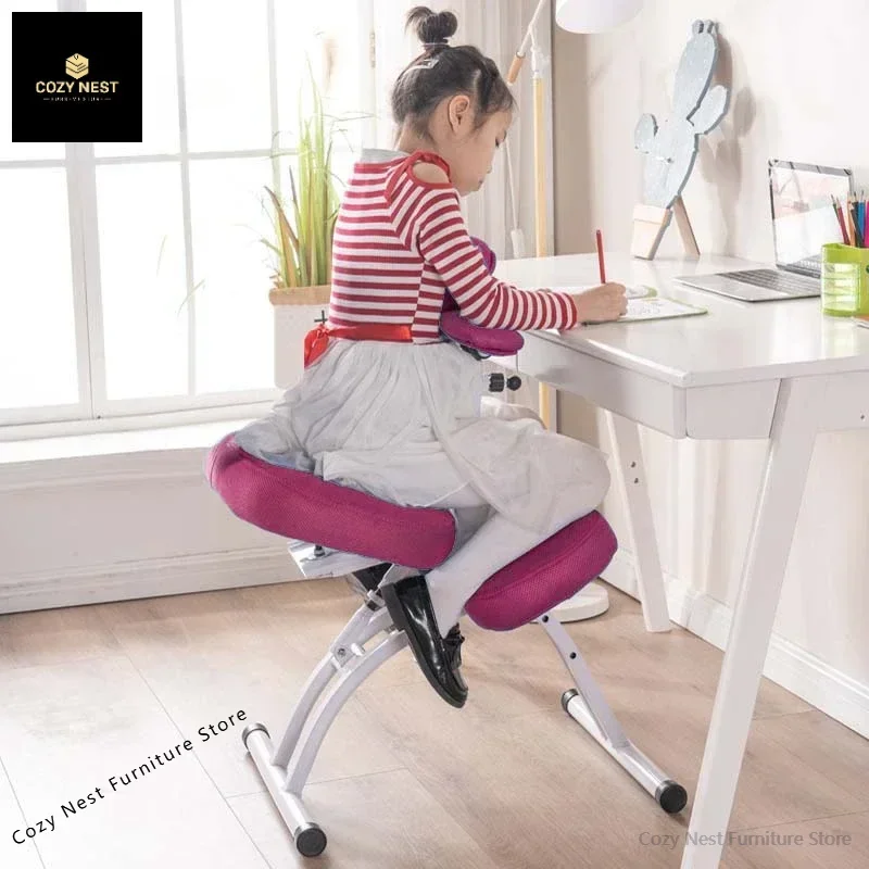 children's learning chair ergonomic lumbar protection chair chest protection sitting posture correction chair anti-hunchback