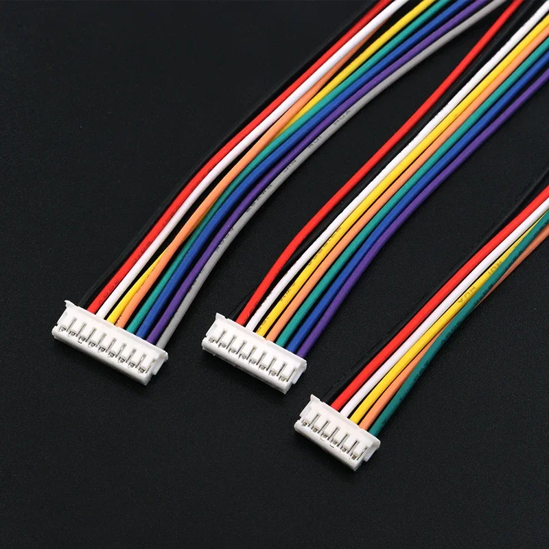 ZH1.5MM terminal connection line 2/3/4/5/6/7/8/9/10P single and double-headed electronic color terminal line 10CM.