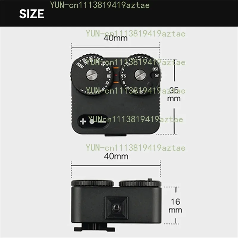 Light Meter II Cold Shoe Light Meter, 23‑Shutter‑Speed Photography Accessory (Black),External Light Meter for DSLR & Film Camera