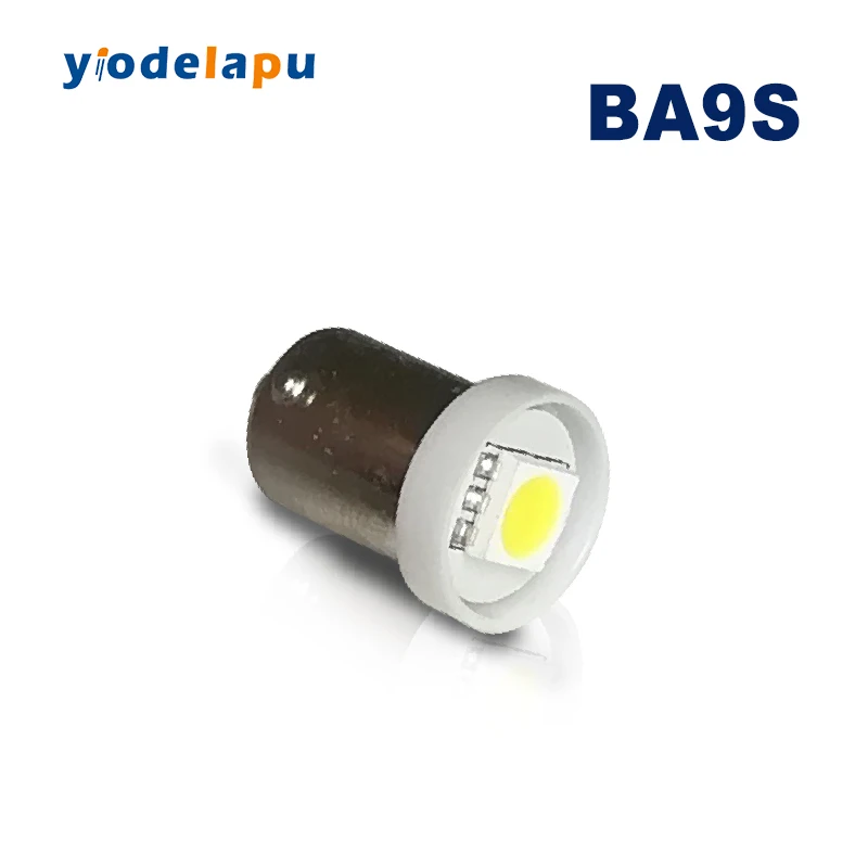 12V White BA9S LED 5050 SMD Car Interior Signal Lamp License Plate Light Dome Bulb 12v Auto Reading Lamp