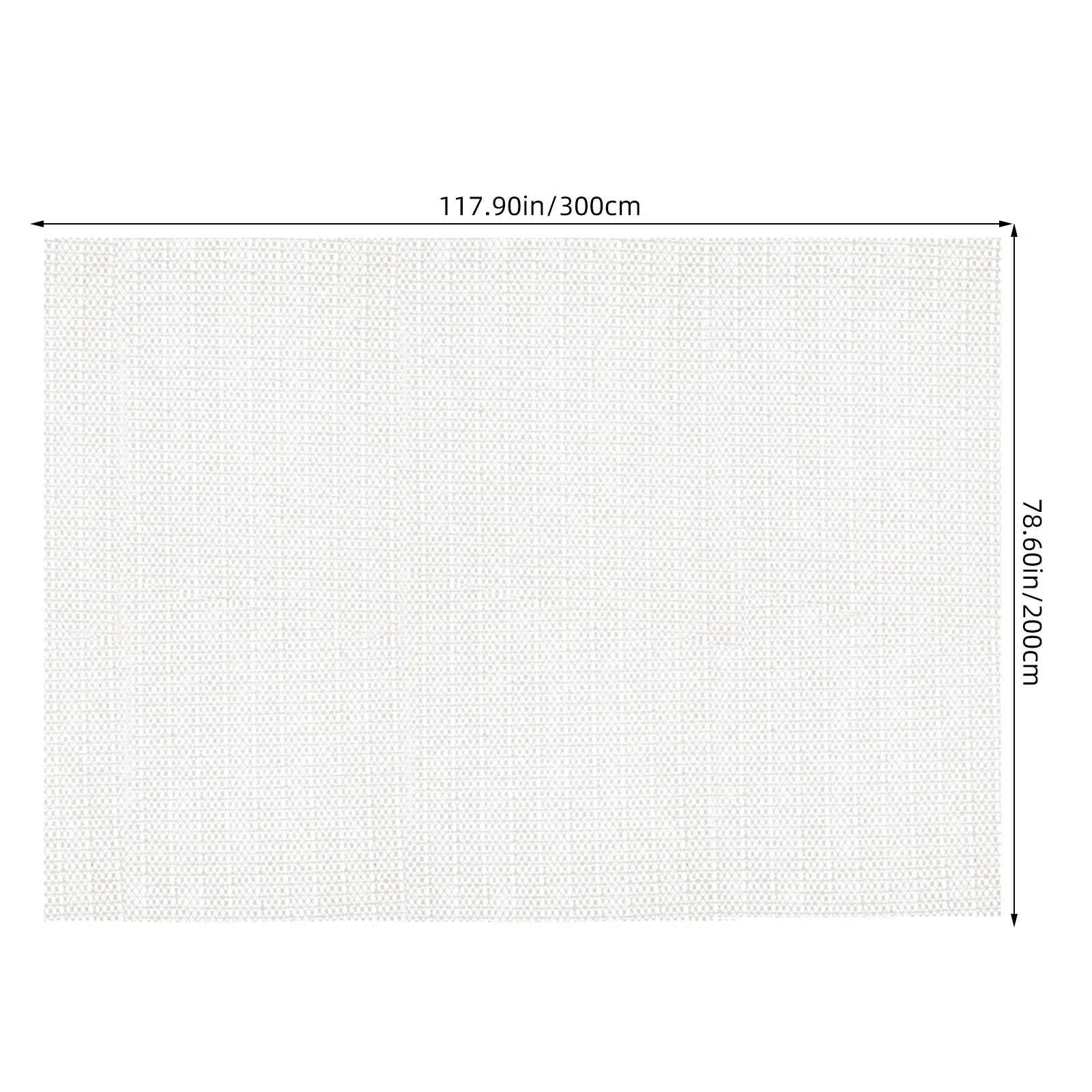 Anti Rug Mat For Under Carpet 200x300cm Pad Area Non Skid Underlay Prevents Sliding Curling Damage