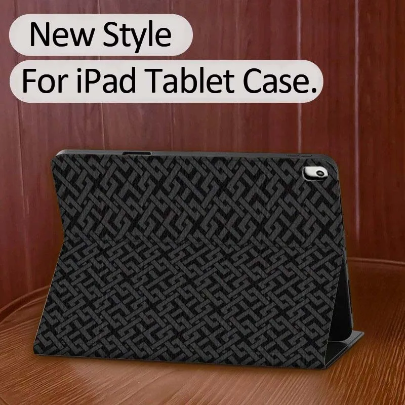

Luxury Carbon Fiber Pattern For iPad Pro Air Mini 2 3 4 5 6 7 7th 8th 9th 10th 11th 10.2 9.7 10.5 10.9 11 13 Inch Tablet Case