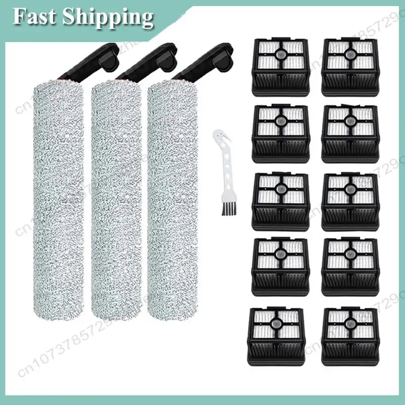 -A01R فرشاة دوارة بديلة وفلتر HEPA لأجزاء المكنسة الكهربائية الرطبة والجافة اللاسلكية المزدوجة Dreame H12 Pro H12 Plus M13beta