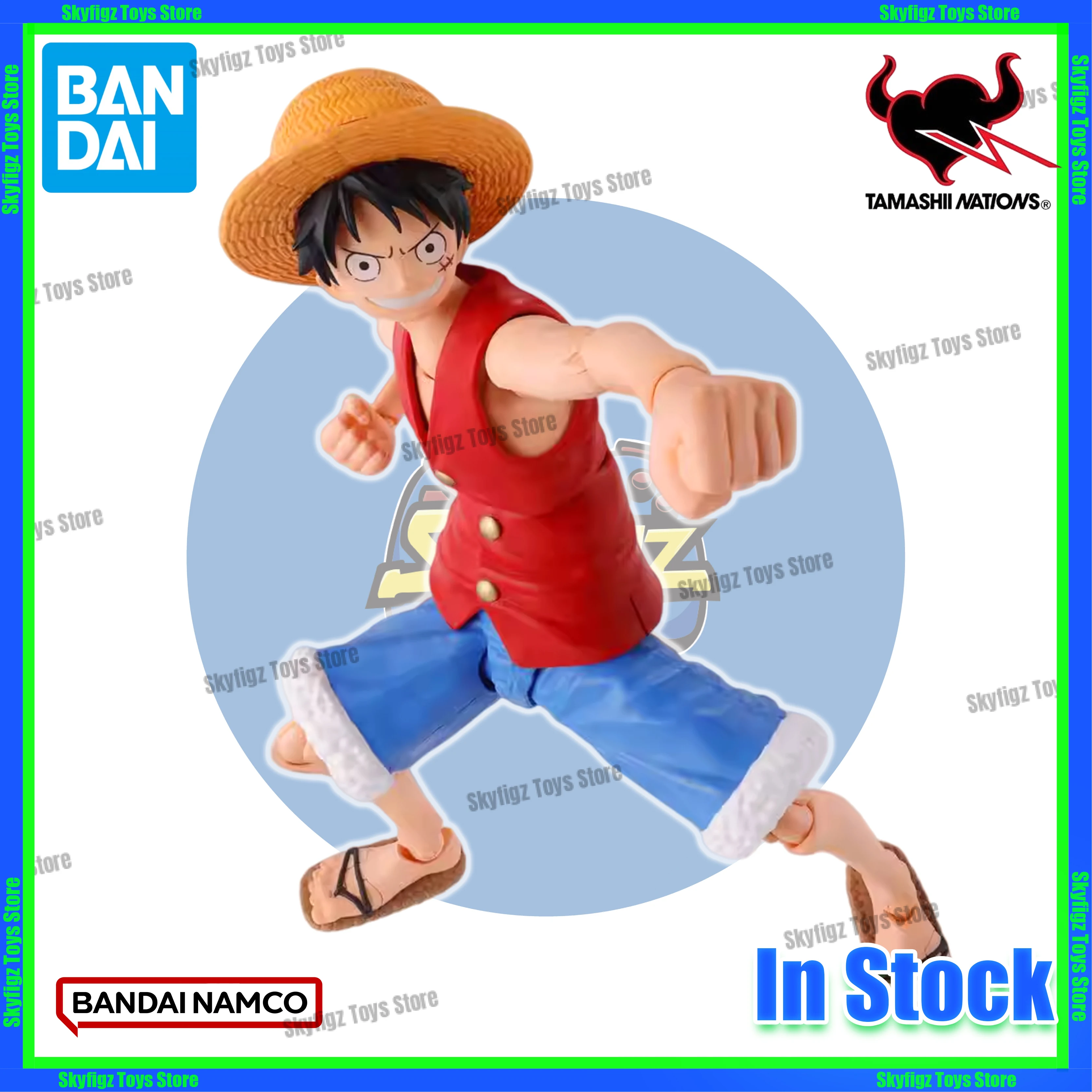 

IIn stock Bandai Soul SHF One Piece Monkey D. Luffy The Prologue to the Adventure Reprint Now Available Action Figure Gift