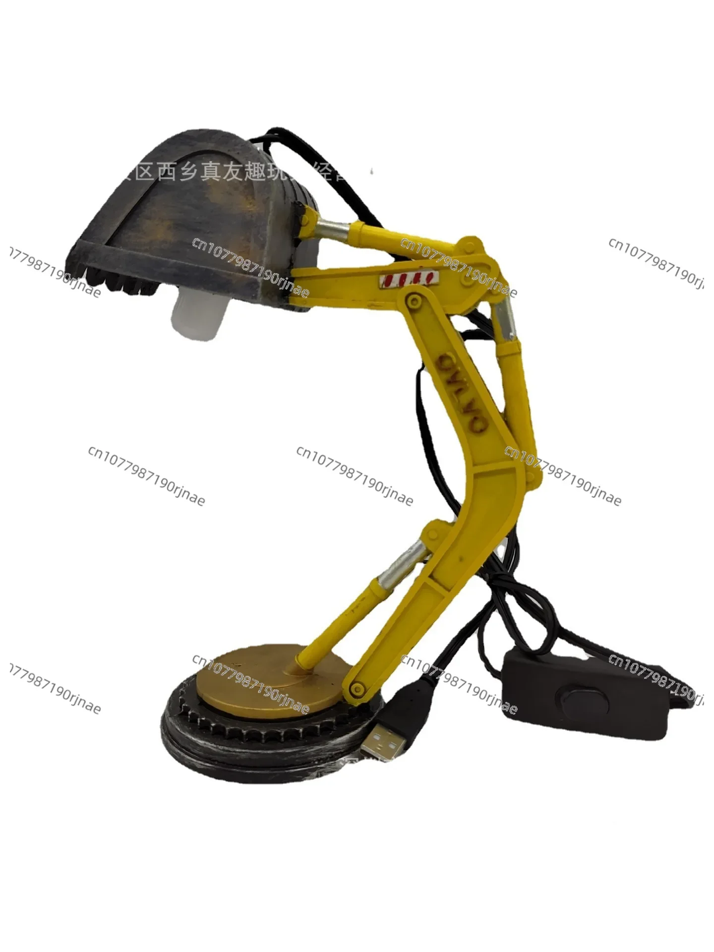 Excavator Table Lamp USB Plug Excavator Table Lamp Decoration Excavator Lamp