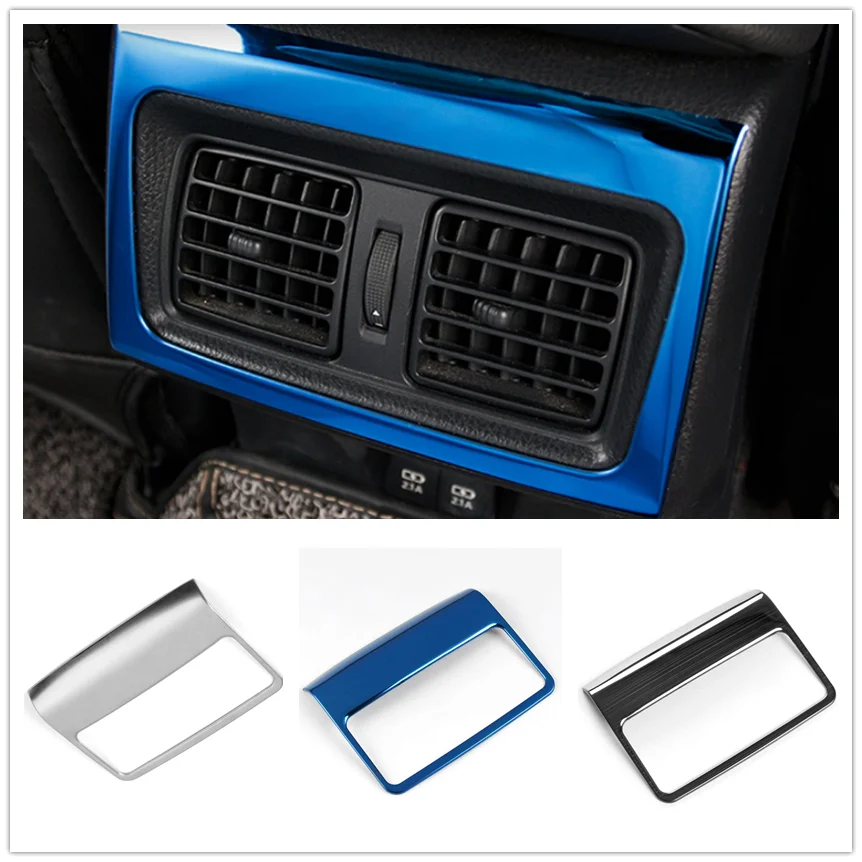 

For Toyota Camry 70 XV70 2018-2021 2022 2023 Stainless Steel Car Rear Air Conditioning Vent Outlet Protective Trim Cover Sticker