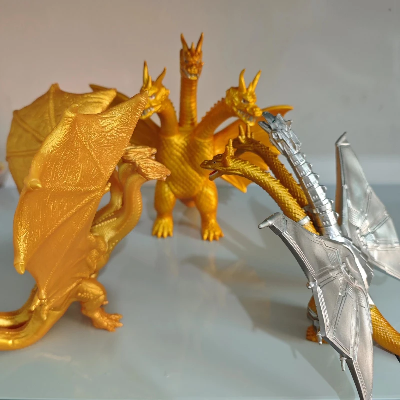 Bandai oryginalna popularne Anime Godzilla kontra król Kong figurka Mothra Ghidorah kolekcja lalek ozdoby zabawki prezenty dla dzieci