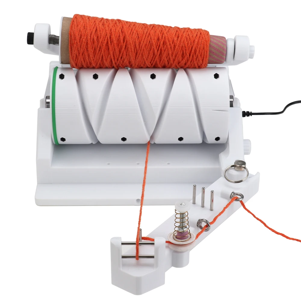 Automatic Yarn Guide, Adjustable Speed Wool Thread Spooling Machine for Knitting, Yarn Ball Maker for DIY Craft Weaving