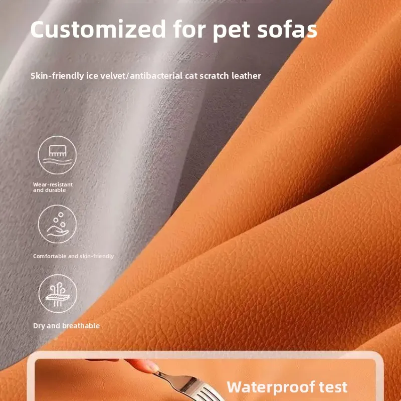 Solid wood dog bed, pet sofa, cat litter, kennel, summer pet litter, medium and small dogs can be dismantled and washed in all