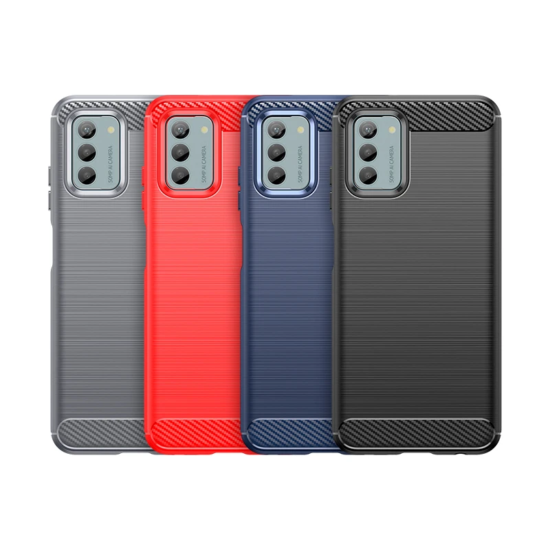 For Cover Nokia G22 Case Nokia G22 Capas New Phone Bumper Back Shockproof Soft TPU Silicone Carbon Fibre Fundas Nokia G 22 G22