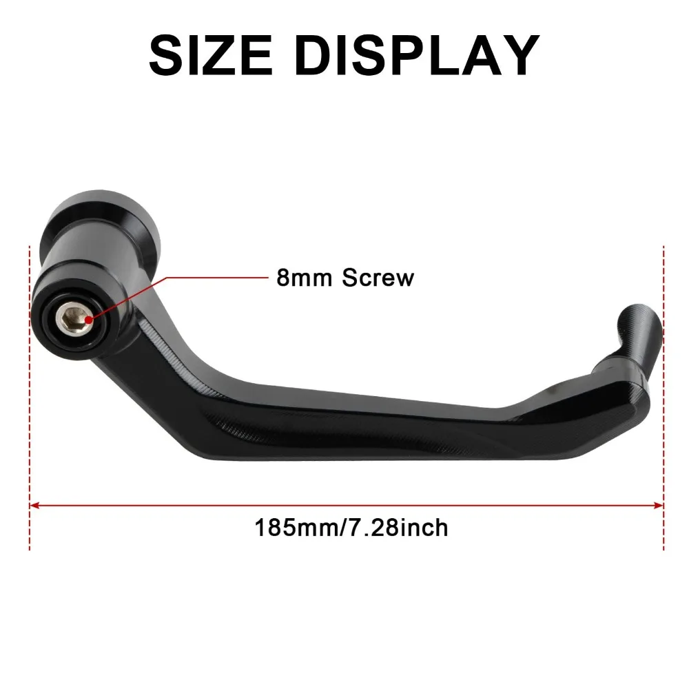 Motorcycle Handguards Brake Clutch Lever Guards Bar End Fit for KAWASAKI Ninja500 Z500 NINJA400 ZX4R ZX4RR 2024 2025