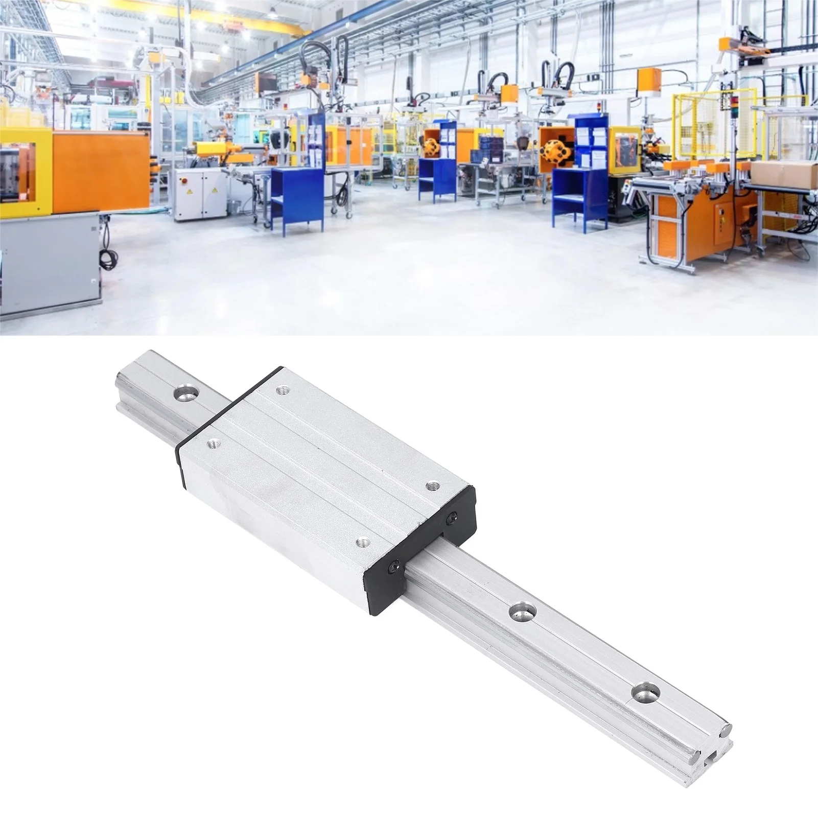 Linear Rail  Guideway with External Dual Axes Slider Slide Block 300mm LGD6 Slide Block  Rail Slide Block Guideway