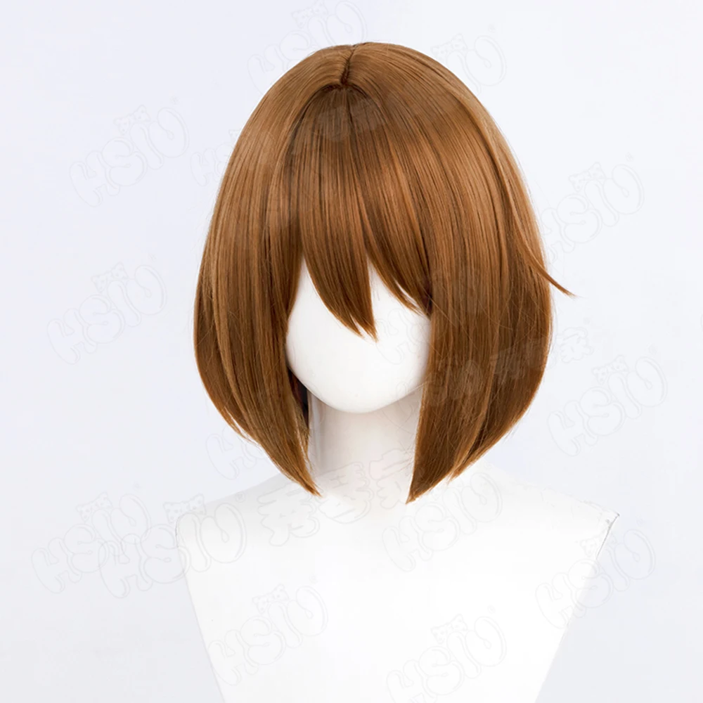 Anime K-ON！Hirasawa Yui Cosplay Wig 30cm Warm brown short hair Game cosplay Wig anime cosplay Wig