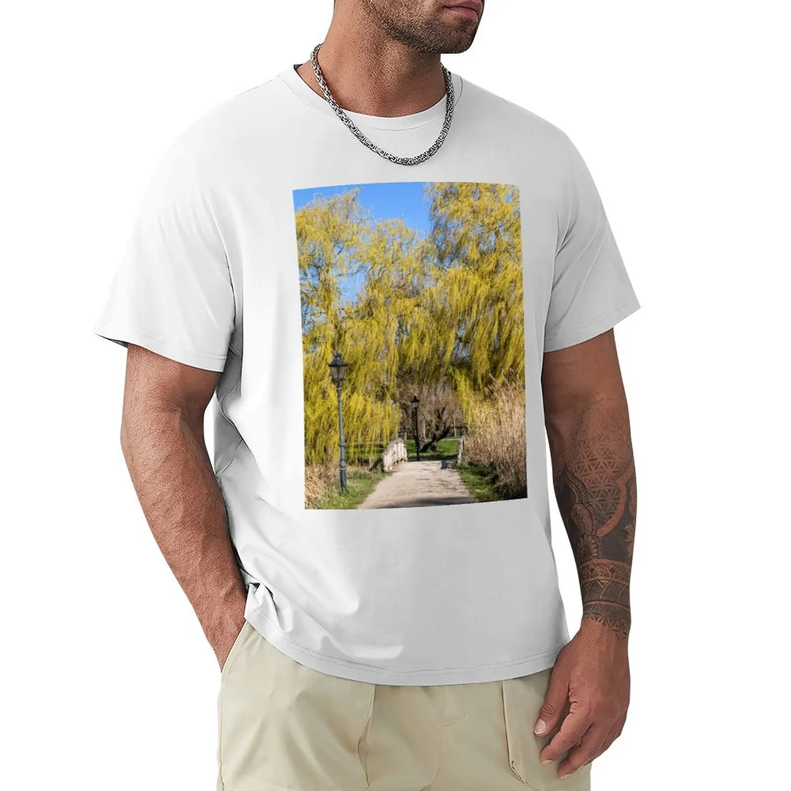 Весенняя футболка в стиле оверсайз от пота, эстетическая одежда, мужские футболки с графическим принтом, большие и высокие