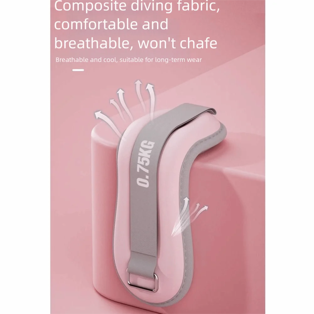 كيس رمل مرجح مسامي رمل ناعم 360 درجة ° حزام ساق قابل للتعديل، أشرطة مريحة قابلة للتعديل، أوزان الكاحل للمعصم #5