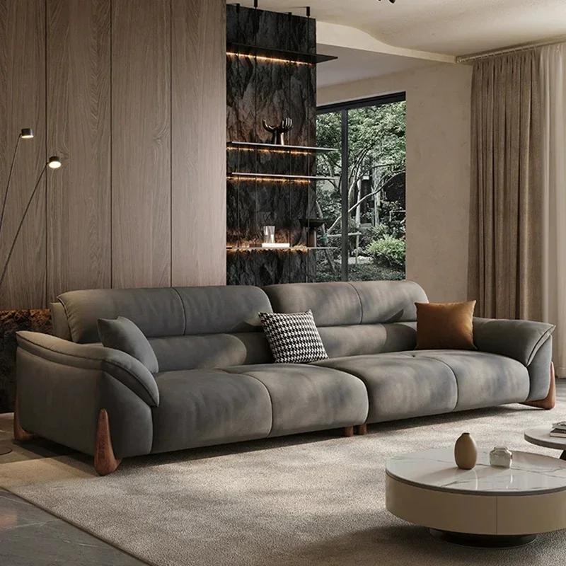 Modern Minimalist Living Italian Minimalist  Luxury Three-personMuebles Furniture