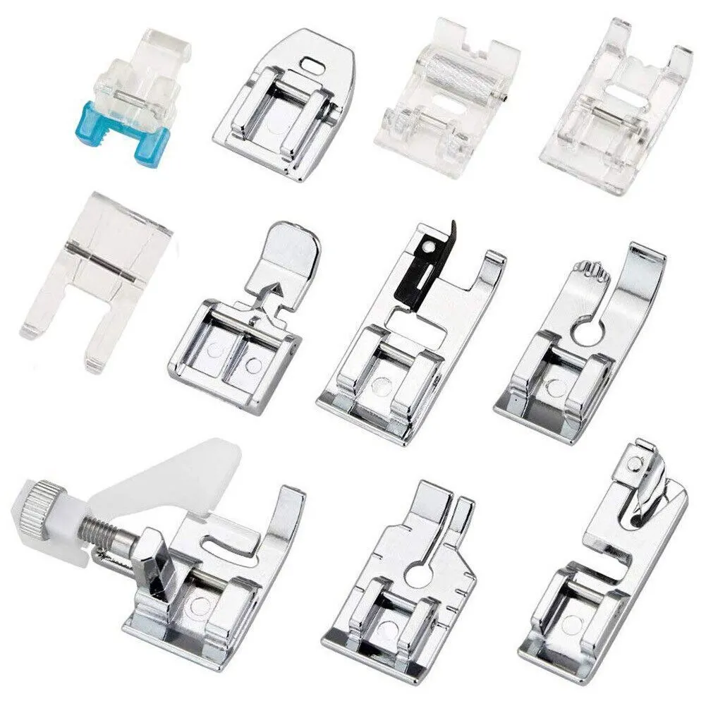 

Upgrade Your Sewing Machine Accessories with the 11 Piece Presser Foot Set Provides Wide Application and Convenience