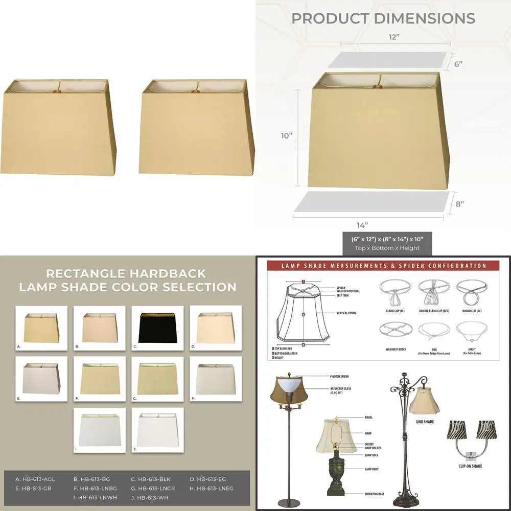 

Прямоугольные абажуры в твердом переплете — отделка антикварного золота, 6x12x10, 8x14x10, 2 шт., большие прямоугольные осветительные аксессуары