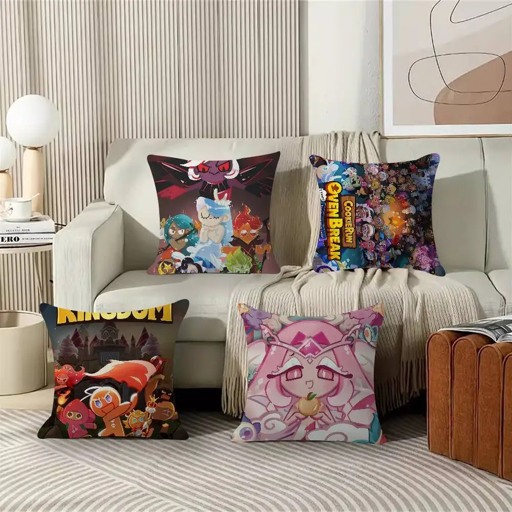 C-Cookie R-Run K-Kingdom Kissenbezug, 30 x 50 cm, Polyester, Sofakissen, dekorative Kissen, Heimdekoration, Kissenbezug