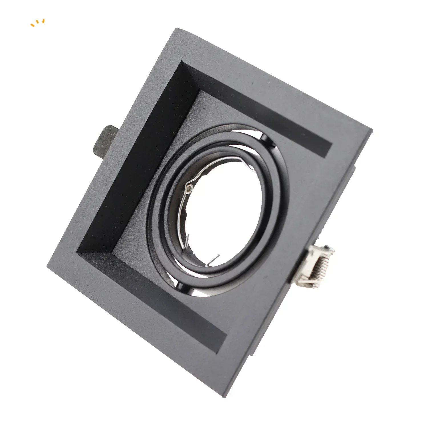 Encastrement de boîtier monté en surface, acier et aluminium, spot lumineux, 55mm, 70mm, 75mm, 72mm, cadre Gu10, zel16