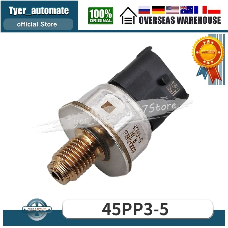 Fuel Rail Pressure Sensor Transducer 45PP3-5 For 