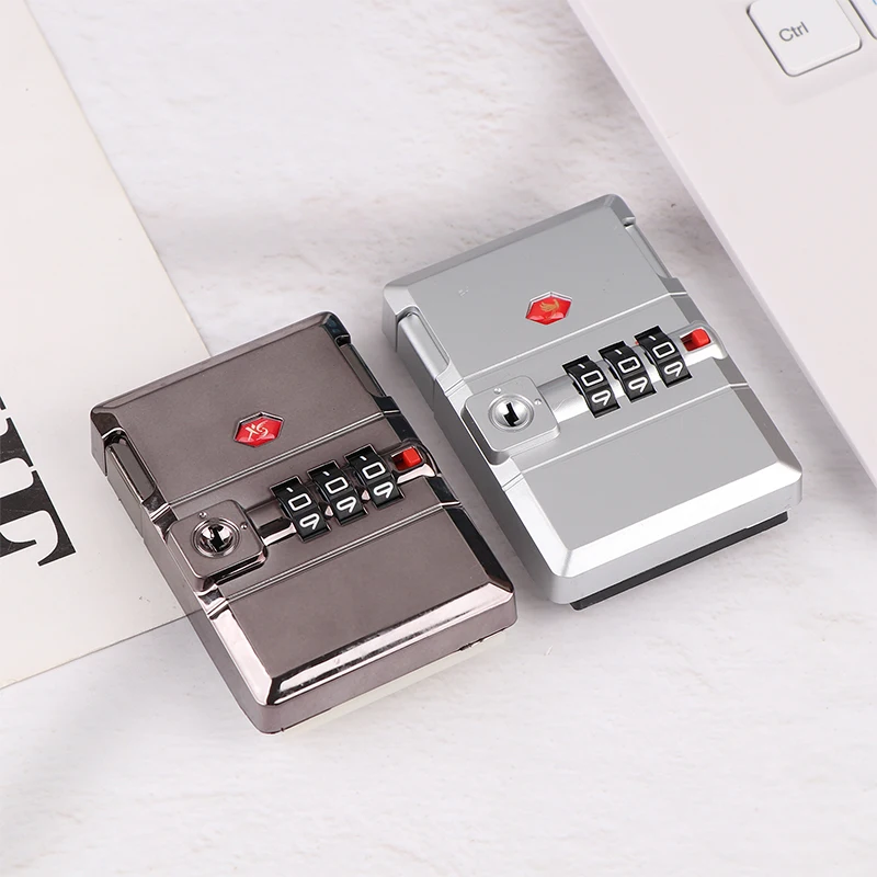 [MOA]Metal Password Lock 3 Digit Combination Lock Travel Suitcase Luggage Chest Hardware Lock Coded Locker Gift Case Padlock