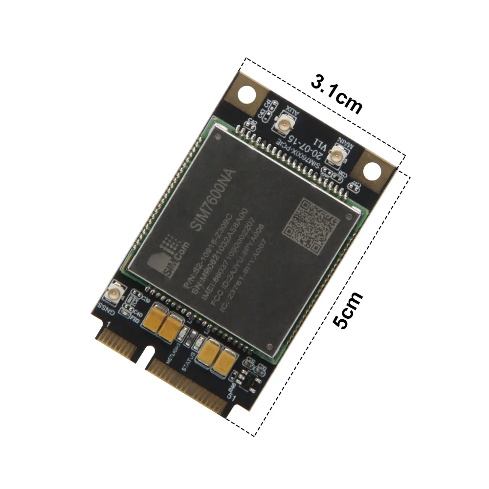 Модуль TTGO T-PCIE SIM7600NA Cat.4 для материнской платы T-PCIE