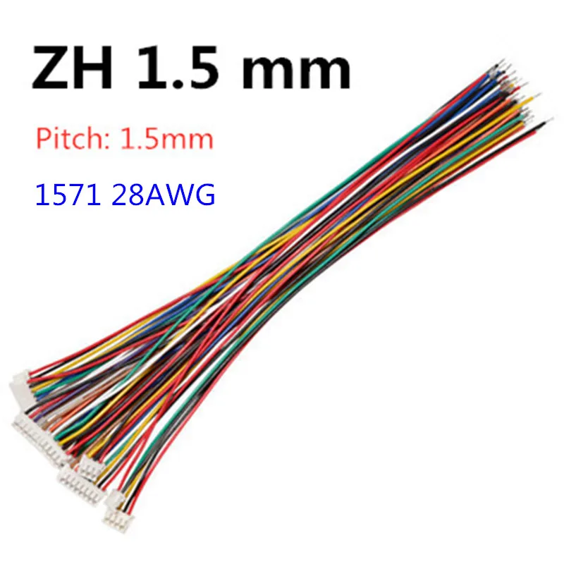 10PCS 1,0 1,25 1,5 2,0 2,54 SH/JST/ZH/PH/XH 1,0 MM 1,25 MM 1,5 MM 2,0 MM 2,54 MM 2PIN/3/4/5/6/7/10P Weibliche Stecker Stecker Mit Draht – Detail 13
