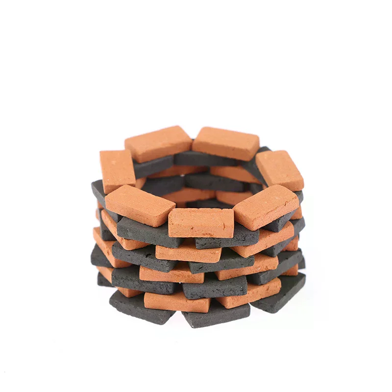 50 قطعة نموذج الطوب لبيت الدمى لتقوم بها بنفسك لعبة بناء المناظر الطبيعية المصغرة #3