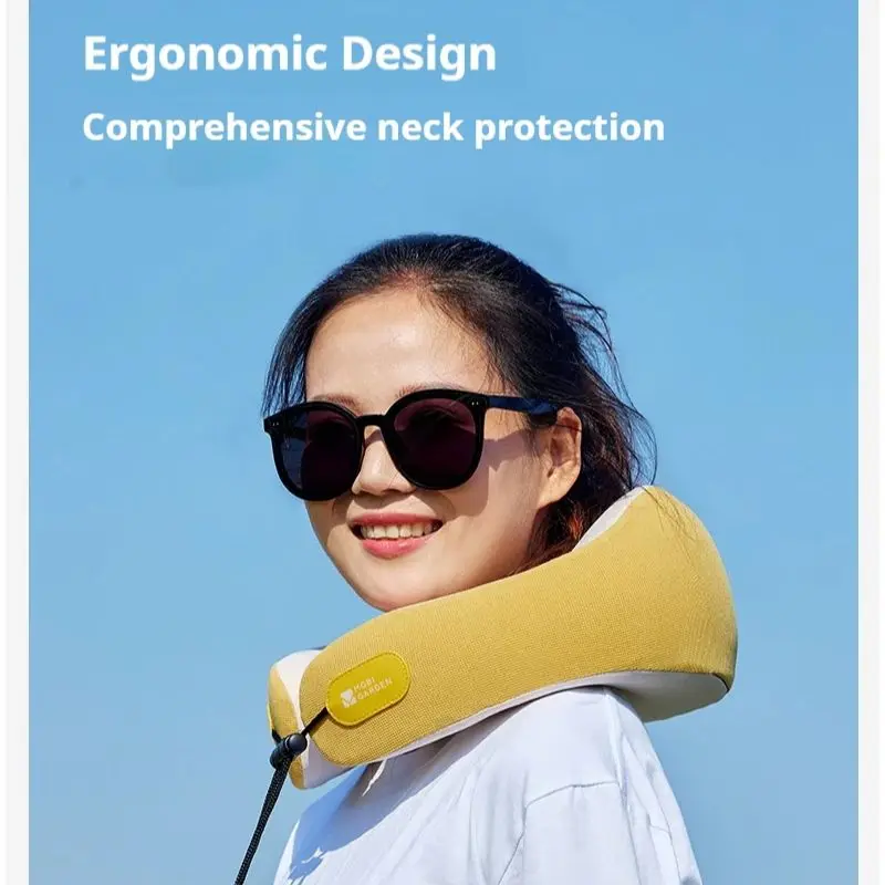 

MOBI GARDEN Уличная портативная пена с эффектом памяти Мягкая и удобная U-образная подушка Эргономичный дизайн Комплексная защита шеи