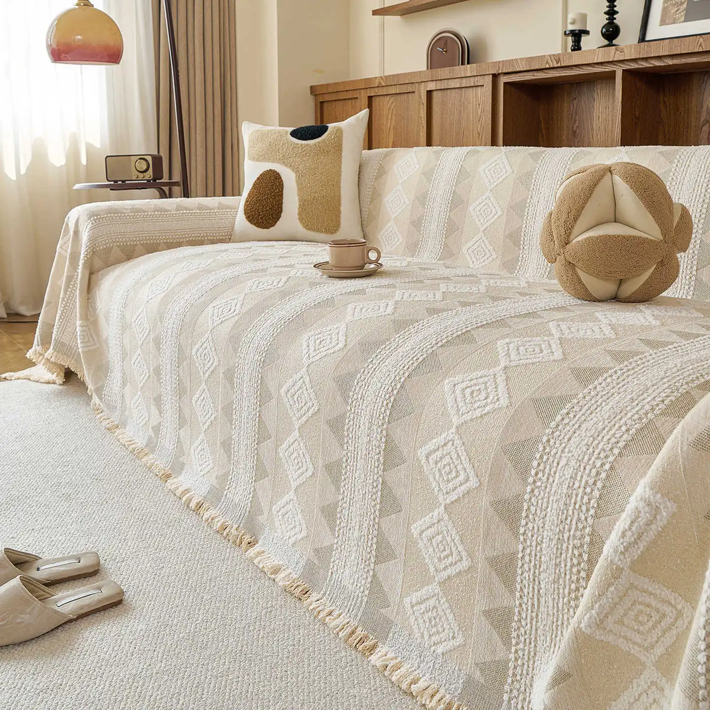 Luxury Home Decoration Sofa Towel Autumn and WInter Thick Full Coverage Sofa Cover Cushion Protector Machine Washable