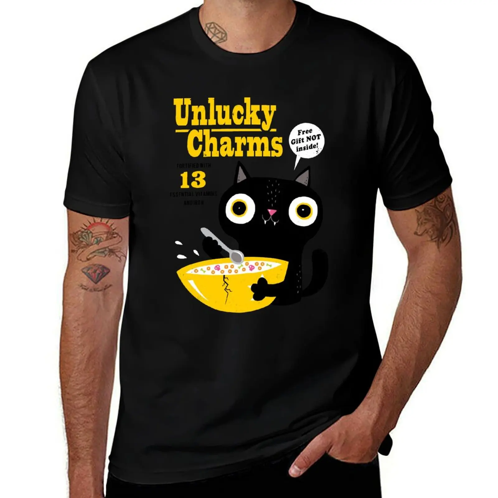 

Unlucky Charms T-Shirt animal prinfor boys for a boy blue archive T-shirts man mens plain t shirts