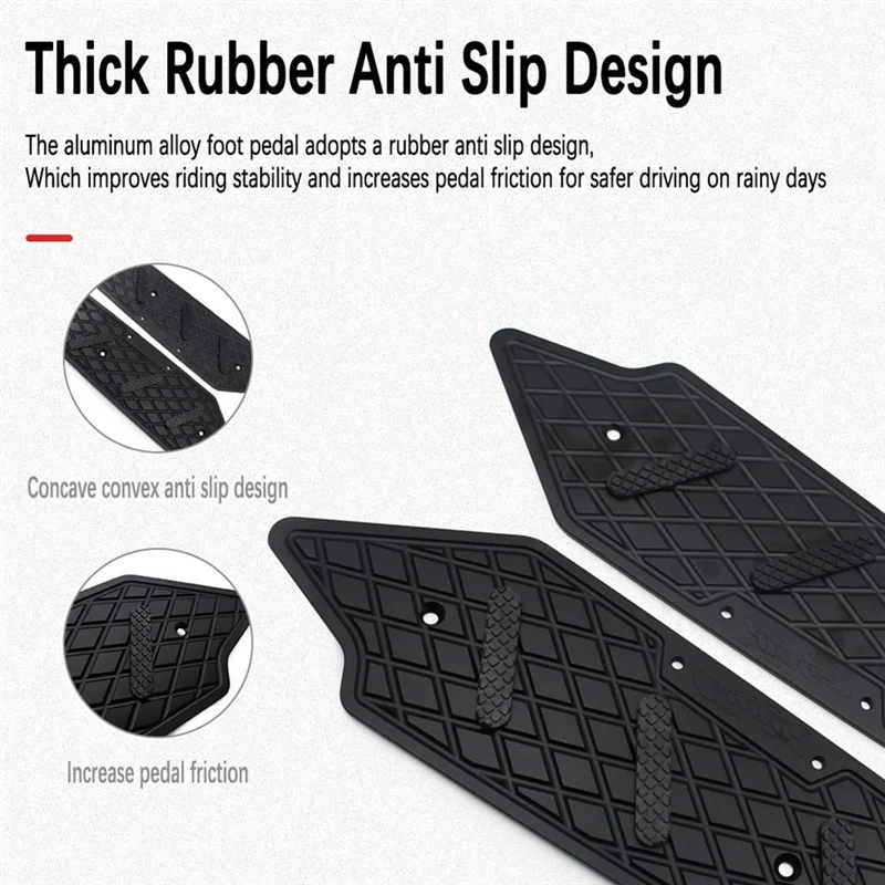 مبتكرة دراجة نارية مسند القدمين سبائك الألومنيوم المضادة للانزلاق مساند القدم دواسة القدم أوتاد لسيارات BMW C400X