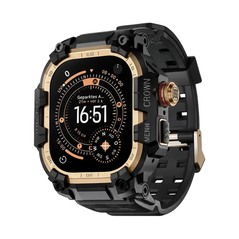 Shockproof Cover For Watch 49Mm 1-4 Gen-Mod Case-Full Protection