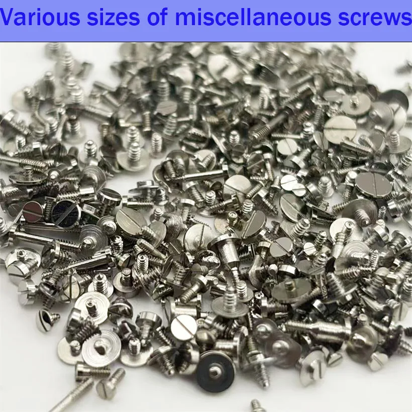 100PCS Various Specifications Sizes Different Miscellaneous Screw Random Shipping Original Screw Watch Accessories