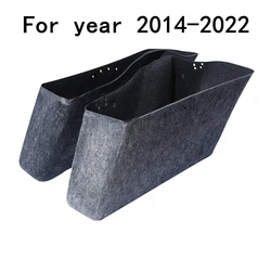 Motorcycle Drop-in Saddlebag Insert Carpet Liner For Harley Touring Road Electra Street Glide 2014-2024 1994-2013