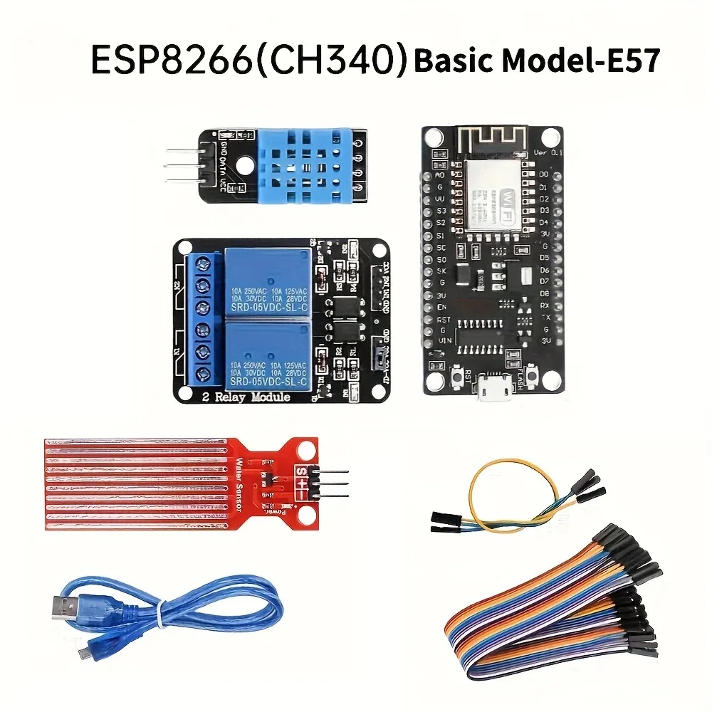 ESP8266 Dual - Board Starter Kit met ADC, MicroUSB en GPIO - Ideaal voor IoT-prototyping