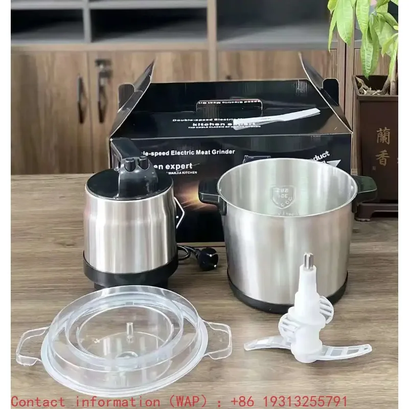 

【Factory Price】for 6L Capacity Fu Machine Meat Grinder, Vegetable Mincer Mixer, Household And Commercial High-power Garlic Minci