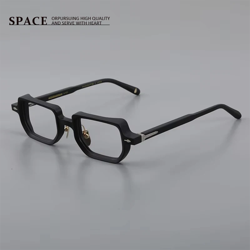 Men's personality Retro glasses Square frame myopia Optical ASTATRE glasses for women reading prescription glasses can be carved