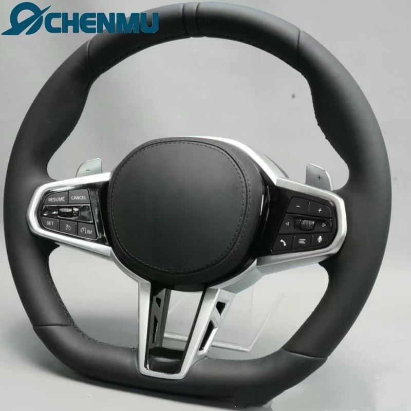 Оптовая продажа G20 G30 F10G31 G01G18 G21F30 X5 X6 M Руль из натуральной кожи Спортивный интерьерный руль для BMW