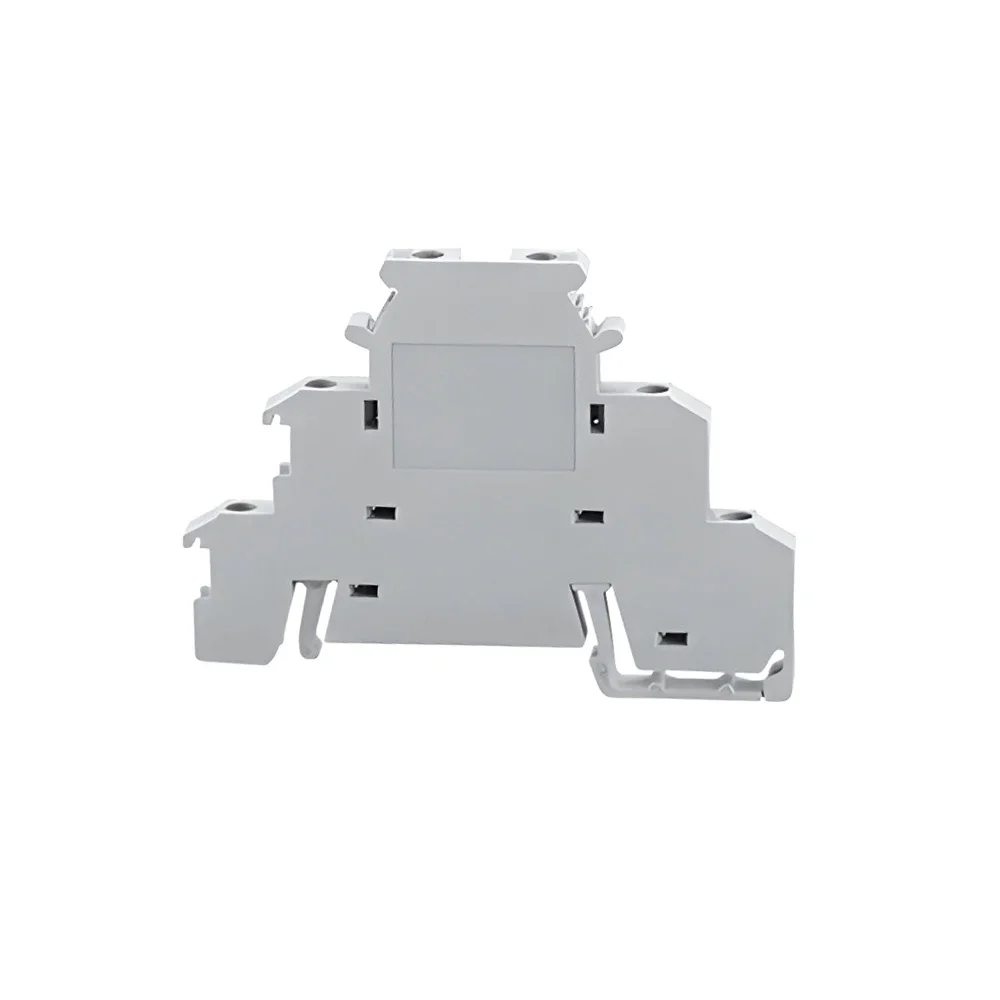 10Pcs DIKD-1.5 DIN Rail Terminal Block | 3-Level Sensor Actuator Triple Wire Connector | Three-Layer DIKD1.5 Conductor