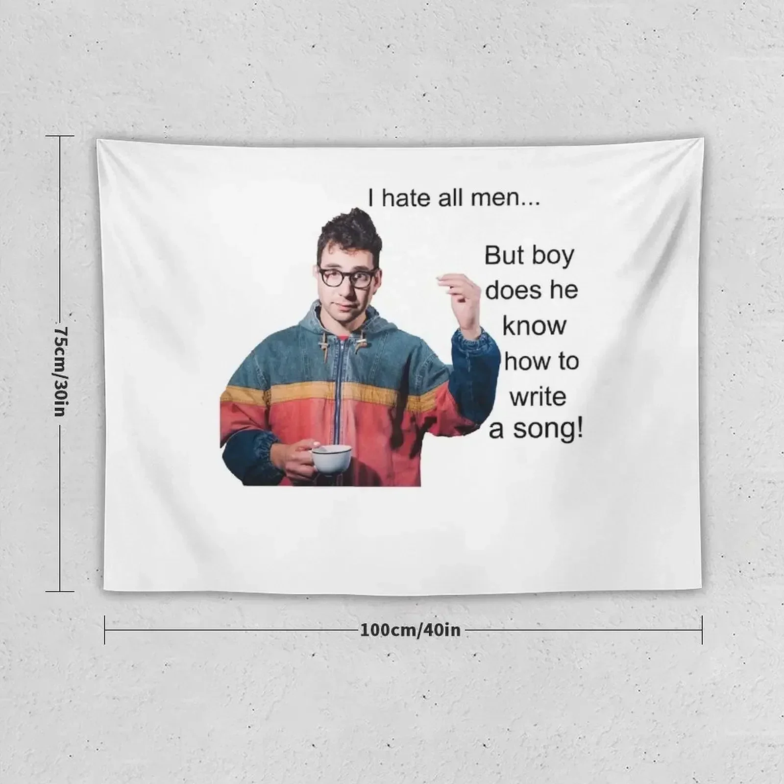 Bleachers Indie Pop Officially Known Musician Record Produce Jack Cool Gift Tapestry Cute Room Things Tapestry