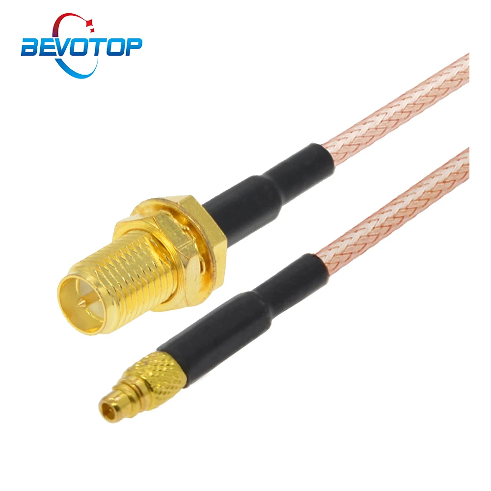 10PCS RP-SMA/SMA Female to MMCX Male Straight/Right Angle Extension Cable RG316 Pigtail MMCX to SMA RF Coaxial Cable Extender