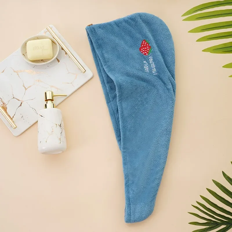 ผ้าขนหนูไมโครไฟเบอร์สำหรับเช็ดผมแห้งเร็ว ป้องกันผมชี้ฟู ผ้าขนหนูเช็ดผมแห้งเร็ว สำหรับเด็กผู้หญิง ใช้ได้ทั้งในห้องอาบน้ำและชายหาด