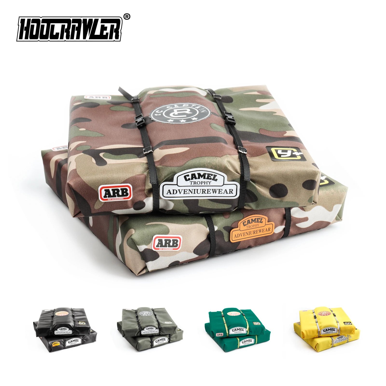 Bolsa de barraca de teto simulada, acessório decorativo off-road para carro crawler 1/8 1/10 rc traxxas trx4 defender scx10 90046 rc4wd